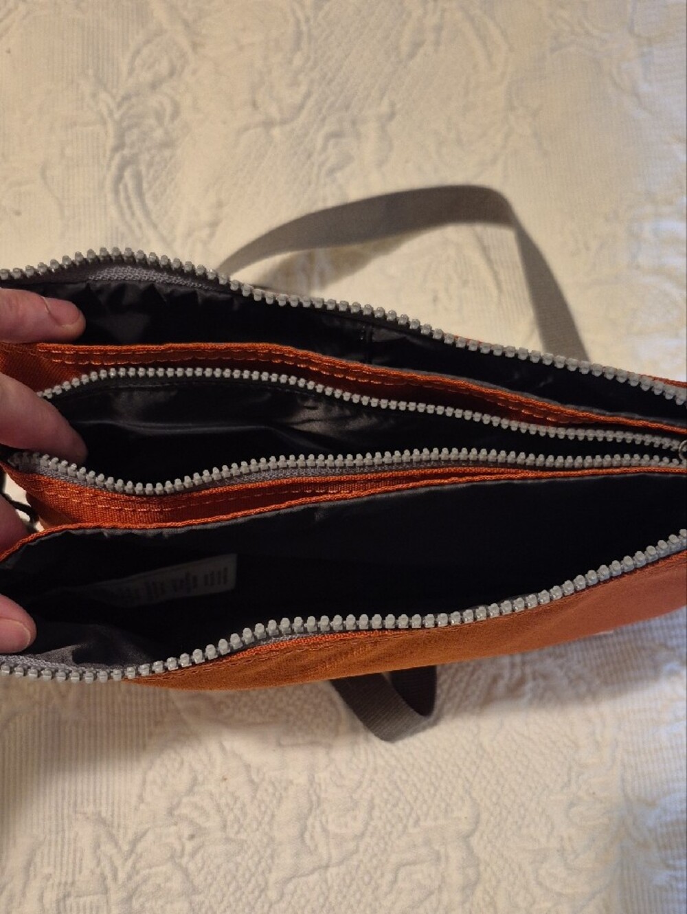ORI Orange Crossbody Bag with Adjustable Strap - Picture 5 of 8